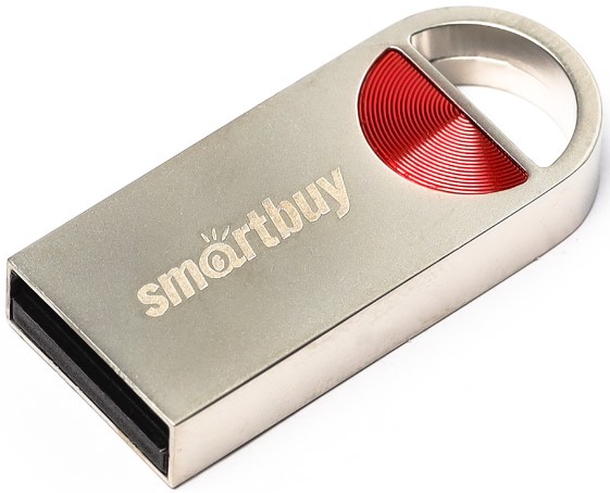 Накопитель USB 2.0 16GB SmartBuy SB016GBMC8 MC8 металл красный