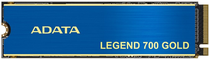 Накопитель SSD M.2 2280 ADATA SLEG-700G-512GCS-S48 LEGEND 700 GOLD 512GB PCIe Gen3 x4 NVMe 2000/1600MB/s IOPS 60K/240K MTBF 1.5M 160 TBW