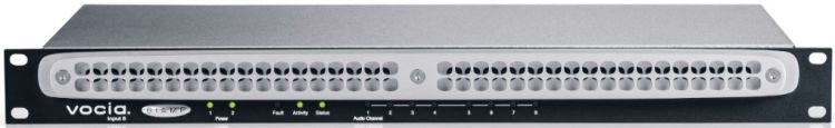 Аудиопроцессор BIAMP VOCIAVI-8 912.0384.900/911.0384.900 Vocia input device with 8 analog mic/line inputs, allows live audio paging within the Vocia p