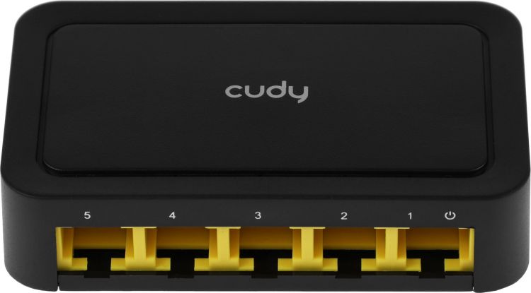 Коммутатор неуправляемый Cudy FS105D 5-Port 10/100 Mbps Desktop, 5 10/100M RJ45 Ports, Loop Detection, Desktop Plastic Case, Power Saving, Plug & Play