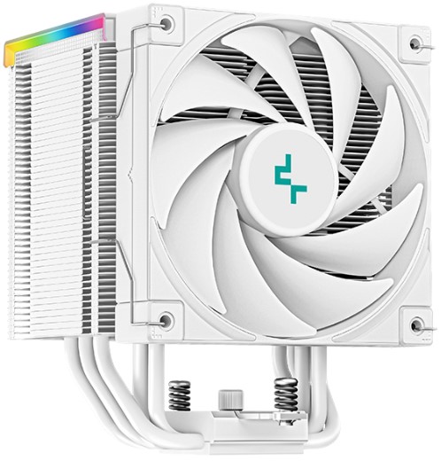 Кулер Deepcool AK500 DIGITAL WH LGA20XX/1700/1200/115X/AM5/AM4 (120mm fan, 500-1850rpm, 68.99 CFM,  28dBA, 4-pin PWM) RET