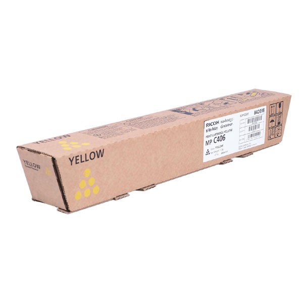 Тонер-картридж Ricoh Print Cartridge MP C406 (yellow) 842098 желтый для MP C306ZSP/C306ZSPF/C406ZSPF/C307SP/C307SPF 6000стр.