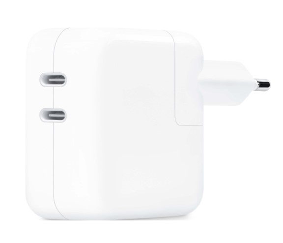 Зарядное устройство сетевое Apple 35W USB-C MNWP3, MW2K3 Dual Power Adapter