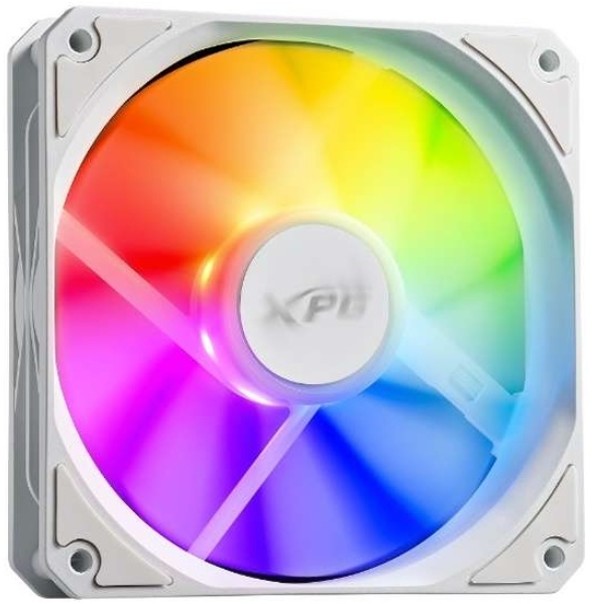 Вентилятор для корпуса ADATA XPG VENTO R 120 ARGB PWM 120x120mm, 300-1600rpm, 65CFM, 32dBa, ARGB, 4-pin PWM, white