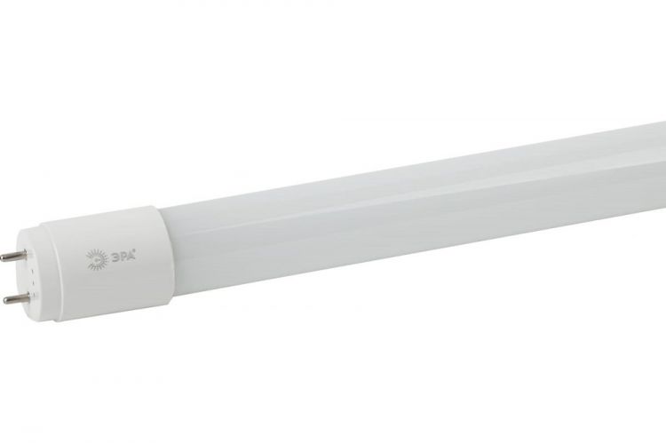 Лампа светодиодная ЭРА Б0049592 LED T8-10W-840-G13-600mm R (диод,труб.стекл,10Вт,нейтр,непов. G13, пенка) (30/1080)
