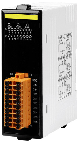Модуль ICP DAS USB-2051 CR 16-channel Isolated Digital Input Module (RoHS)