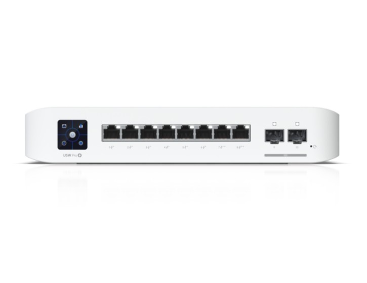  Коммутатор Ubiquiti USW-Pro-8-PoE UniFi Switch Pro, 8х 1G RJ45, 2х 10G SFP+, output 120W