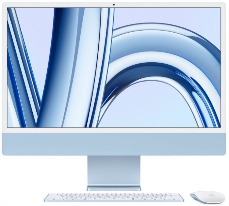 Моноблок 24'' Apple Imac 24 (2023) Z197001YB, Z1970004P M3 8-core CPU, 8-core GPU, 16Gb, SSD 512Gb, Blue