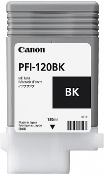 Картридж Canon PFI-120 BK 2885C001 черный для imagePROGRAF TM-200/TM-205, TM-300/TM-305 130 мл.