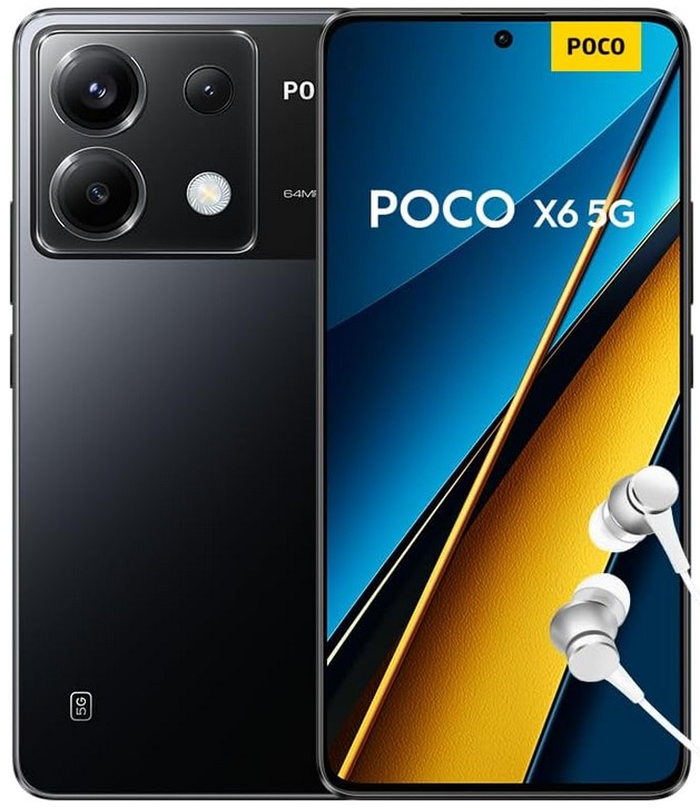 Смартфон Xiaomi POCO X6 5G 8/256GB MZB0FS5RU (51480) Black