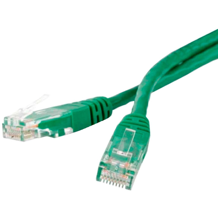 Кабель патч-корд U/UTP 5e кат. 1,5м. Exegate UTP-RJ45-RJ45-5e-1,5M-GN EX258669RUS зеленый