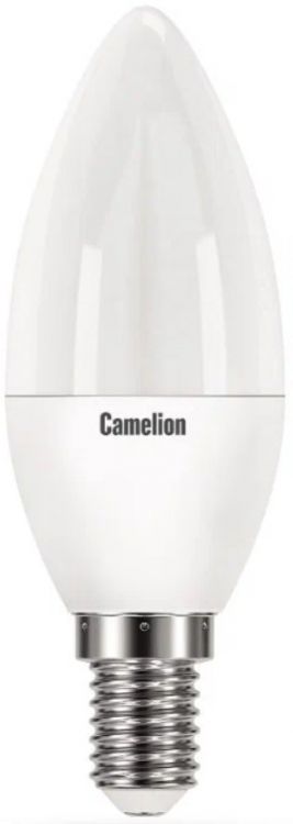 Лампа светодиодная Camelion LED10-C35/830/E14 10Вт/90Вт, E14, 170-265В, 3000К, 830лм, свеча (13559)