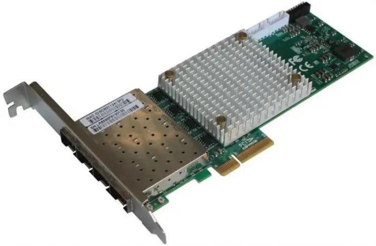 Сетевой адаптер LR-LINK LREC9054PF-4SFP PCIe x4 4*SFP 100FX Fiber NIC