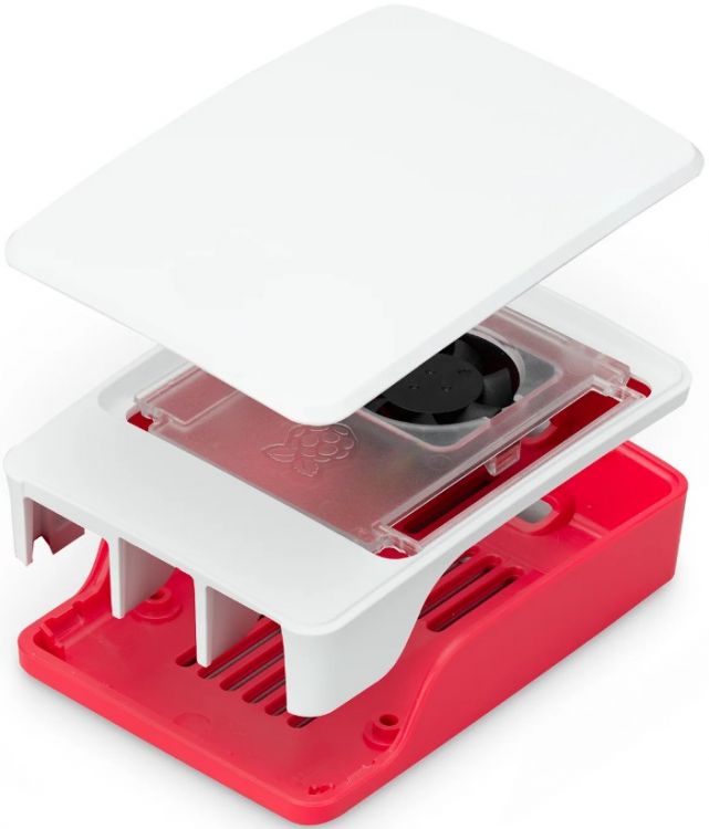 Контроллеры и микрокомпьютеры  Xcom-Shop Корпус Raspberry Pi Case for Raspberry Pi 5 with an active cooling fan
