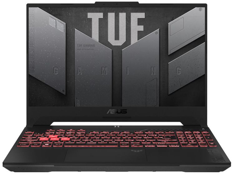   Xcom-Shop Ноутбук ASUS TUF Gaming F15 FX507ZC4-HN145 90NR0GW1-M00B60 i5-12500H/16GB/512GB SSD/RTX 3050 4GB/15.6 FHD IPS/WiFi/BT/cam/noOS/gray