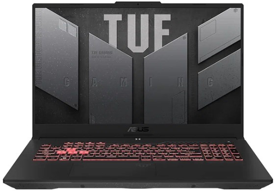 Ноутбук ASUS TUF Gaming A17 FA707NU 90NR0EF5-M00430 Ryzen 5 7535HS/16GB/1TB SSD/RTX 4050 6GB/17.3 FHD IPS/WiFi/BT/cam/noOS/grey