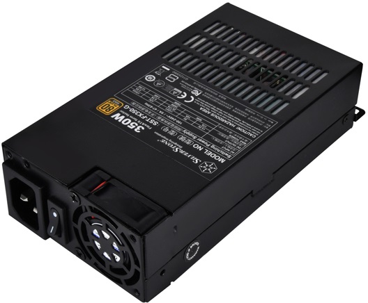 Блок питания SilverStone FX350-G 350W, Flex ATX, active PFC, 80 Plus Gold, 40mm fan