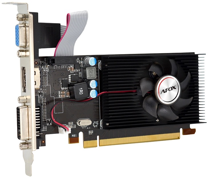 Видеокарта PCI-E Afox Radeon R5 220 (AFR5220-1024D3L5) 1GB GDDR3 64bit HDMI/DVI/VGA RTL