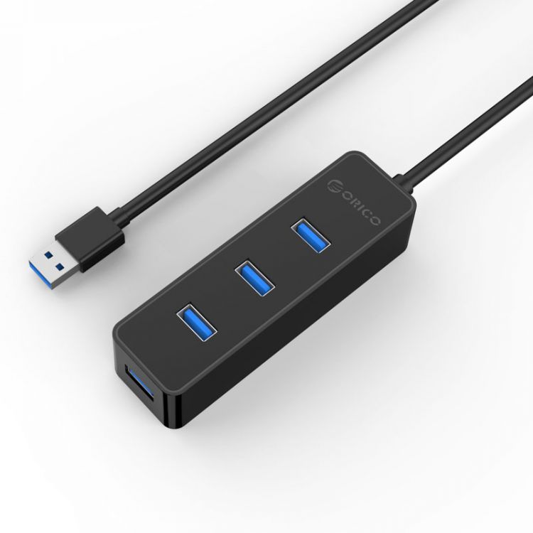 Концентратор USB 3.0 Orico W5PH4-U3-BK 4хUSB 3.0, черный