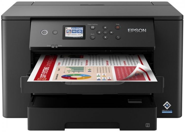 Принтер струйный цветной Epson WorkForce WF-7310DTW C11CH70402 A3, 32/22 стр/мин, 1200x2400 dpi