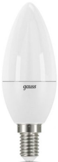 Лампа светодиодная Gauss 103101310 свеча 9.5W 950lm 6500К E14 LED