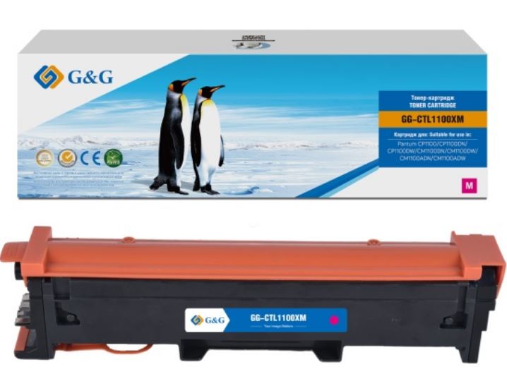 Картридж G&G GG-CTL1100XM лазерный CTL-1100XM пурпурный (2300стр.) для Pantum CP1100/CP1100DN/CP1100DW/CM1100DN/CM1100DW/CM1100ADN/CM1100ADW