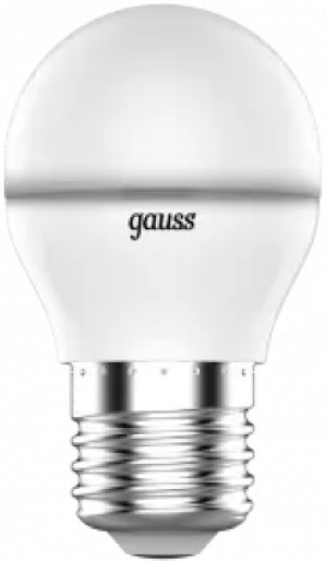 Лампа Gauss 105102406 шар G45 6W E27 RGBW+димирование LED