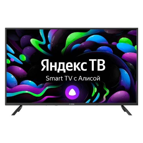 Телевизор LED Digma DM-LED43SBB31 43 Яндекс.ТВ черный FULL HD 60Hz DVB-T DVB-T2 DVB-C DVB-S DVB-S2 USB WiFi Smart TV
