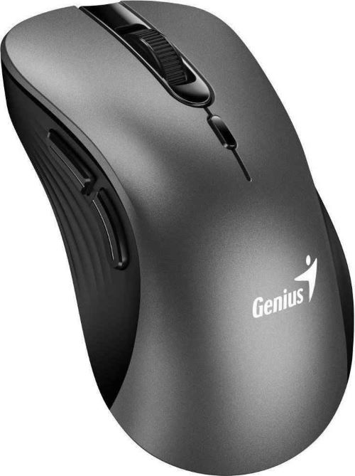  Мышь Wireless Genius Ergo 8100S Iron Grey 31030040401 эргономичная бесшумная, 2.4 GHz. DPI 800/1200/1600, 6 кнопок.