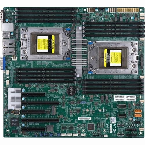 Материнская плата E-ATX Supermicro MBD-H11DSI-B (2xAMD EPYC серии 7000, 16xDDR4, 10xSATA3, E-ATX 12 х 13,05, 2xUSB3.0, 4xUSB2.0, VGA, 2x1GbE, COM)