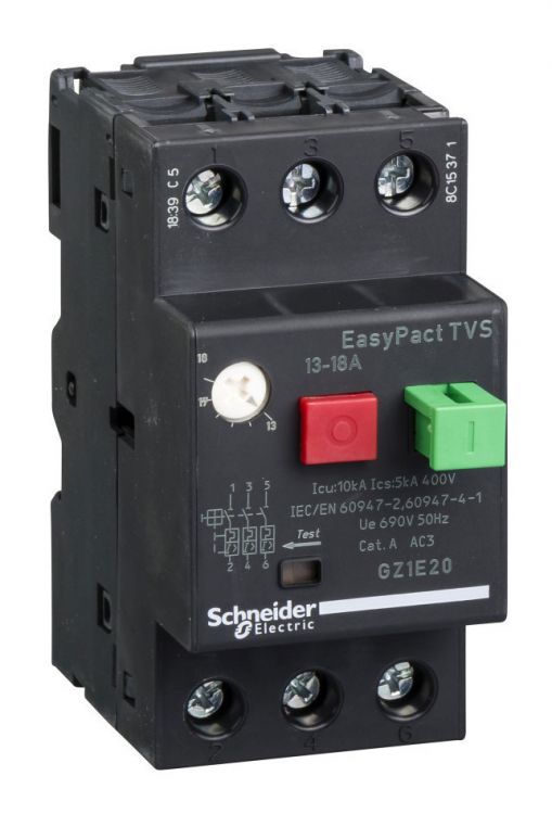 Автоматический выключатель Schneider Electric GZ1E20 EasyPact TVS GZ1E 13-18A