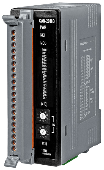 Модуль ICP DAS CAN-2088D CR DeviceNet module of 8-channel PWM and 8-channel High Speed Counter