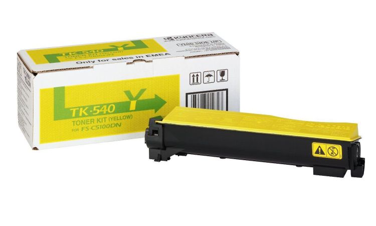 Тонер-картридж Kyocera TK-540Y 1T02HLAEU0 для FS-C5100DN Yellow 4000 стр