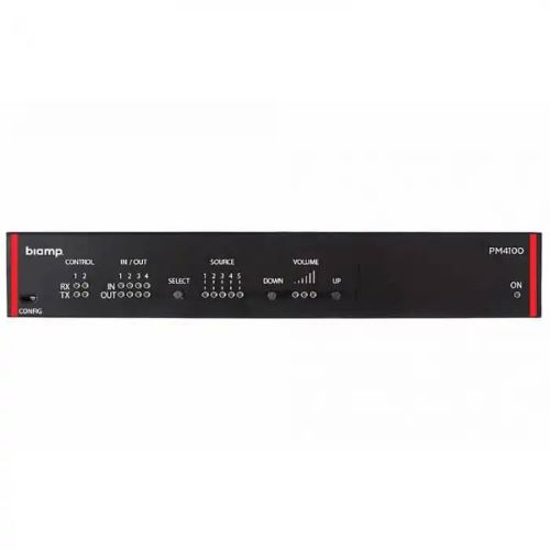 Предусилитель BIAMP PM4100 912.1888.900/911.1888.900 4 входа, RS-232, питание PoE или 12VDC