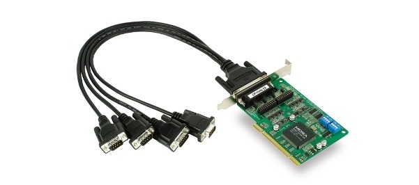 Мультипортовые платы для шины PCI Express  Xcom-Shop Плата MOXA CP-134U-DB25M 4 port RS-422/485, Universal PCI bus,surge protec 16KV,921.6Kbps