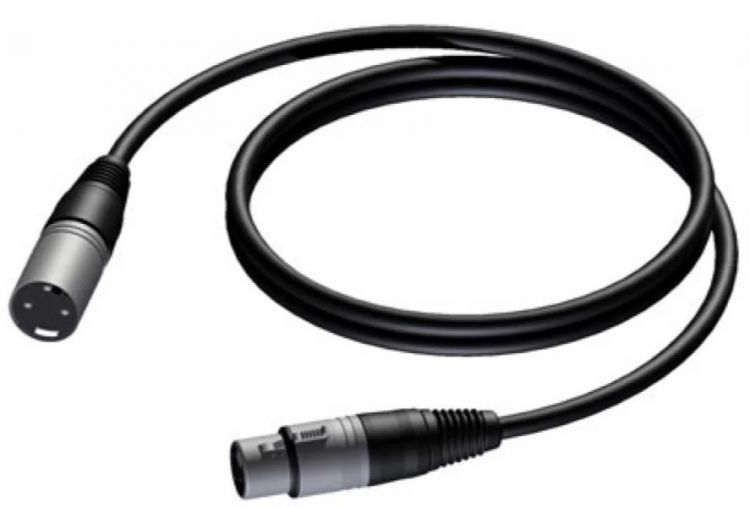 Кабель Procab CAB901/10 XLR 3-pin (вилка-розетка)