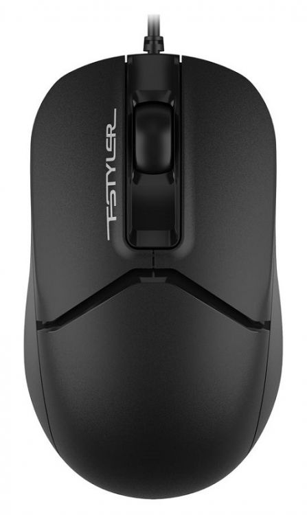   Xcom-Shop Мышь A4Tech Fstyler FM12S черный оптическая (1200dpi) silent USB (3but) (1431325)