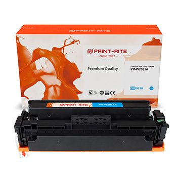 Картридж Print-Rite PR-W2031A лазерный TFHBKPCPU1J W2031A голубой (2100стр.) для HP Color LaserJet M454dn Pro/479