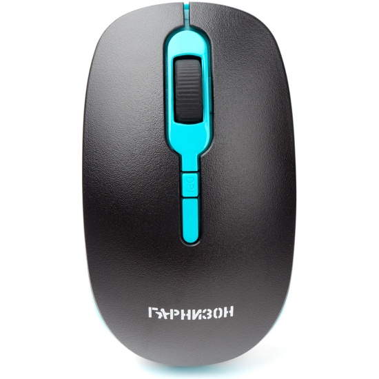 Мышь Wireless Garnizon GMW-460-1 черно-бирюзовый, 1000 DPI, 2 кн. колесо-кнопка