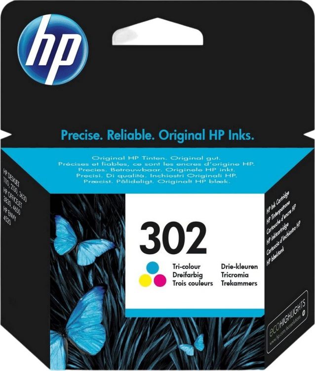 Картридж струйный HP 302 F6U65AE многоцветный (150стр.)