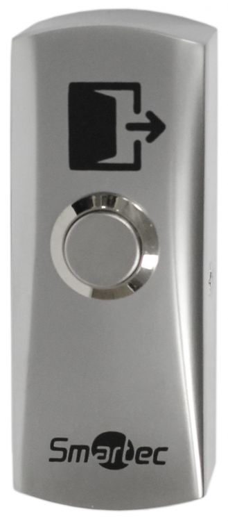 Кнопка выхода Smartec ST-EX142 металлическая, накладная, НР контакты, размер: 83х32х25 мм