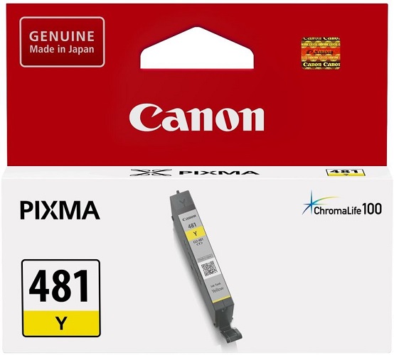 Чернильница Canon PGI-481 2100C001 для TS6140/TS8140/TS9140 TR8540 (259 стр), желтый,