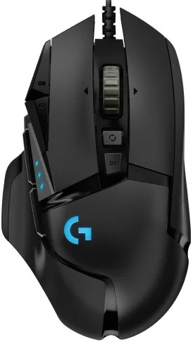 Мышь Logitech G502 HERO чёрный, 25600 dpi, USB-A 910-005472