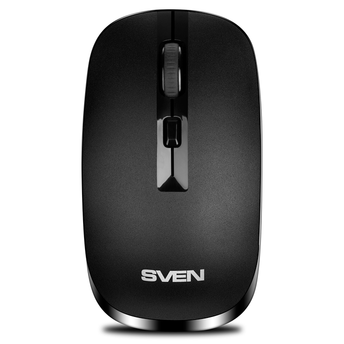 Мышь Wireless Sven RX-260W SV-018160 чёрная, 2,4 GHz, 3+1кл. 800/1200/1600DPI