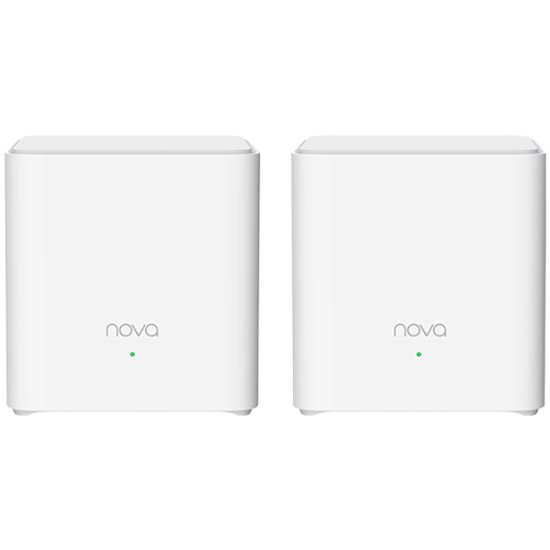 Беспроводное оборудование WiFi Роутер Tenda EX3(2-pack) Mesh Wi-Fi 6 система AX1500, до 300 Мбит/с на 2,4 ГГц + до 1201 Мбит/с на 5 ГГц