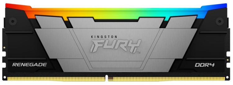Модули памяти DDR4 3000MHz и более Модуль памяти DDR4 8GB Kingston FURY KF432C16RB2A/8 Renegade RGB 3200MHz CL16 1RX8 1.35V 288-pin 8Gbit