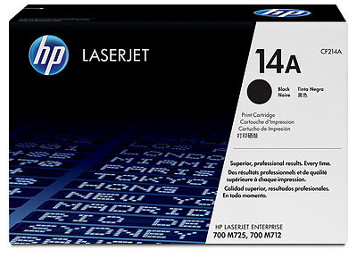 Картридж HP 14A CF214A для LaserJet 700 MFP M712, черный