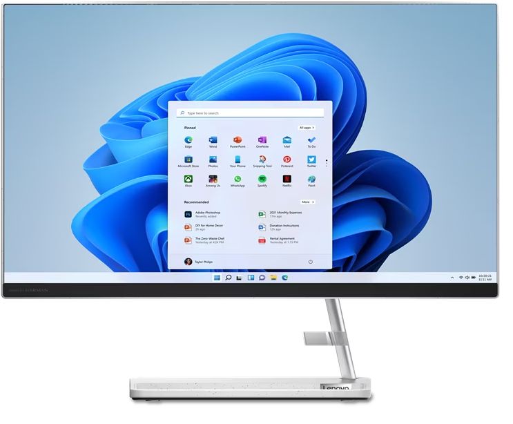 Моноблок 23.8'' Lenovo IdeaCentre AIO 3 24IAP7 F0GH017HRK i3-1215U/8GB/512GB SSD/noDVD/UHD Graphics/GbitEth/1920x1080/IPS/USB kbd/USB mouse/WiFi/BT/ca