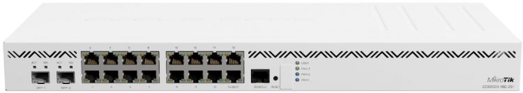 Ethernet роутеры Маршрутизатор Mikrotik CCR2004-16G-2S+ 16*1Gbit RJ45, 2*10Gbit SFP+