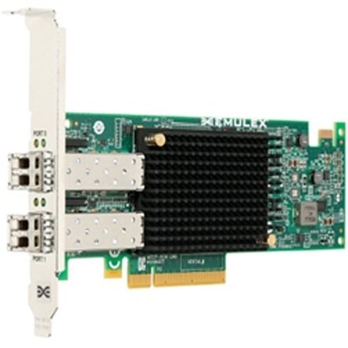 Сетевая карта  Xcom-Shop Сетевой адаптер Dell Emulex LPe31002 540-BDHR Dual Port FC16 Fibre Channel HBA, PCIe Full Height, Customer Kit, V2 (including FC16 trancievers x 2)